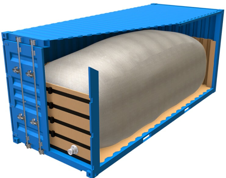 Flexi tank, 20ft container